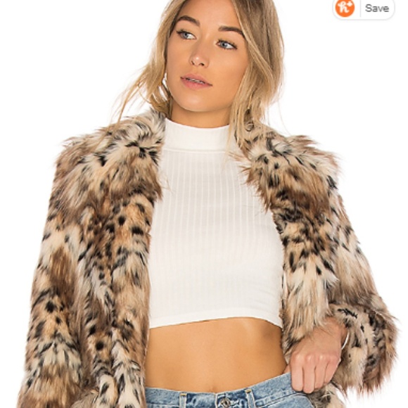 Faux Fur Stella Coat by MAJORELLE - Picture 2 of 5